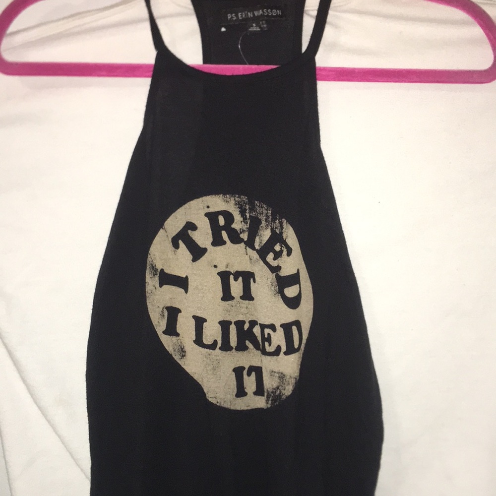 Dark grey halter top PACSUN
